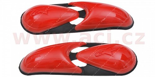 slidery špičky pro boty Supertech/SMX-3/S-MX/GP Tech replica, ALPINESTARS - Itálie (červené, pár)